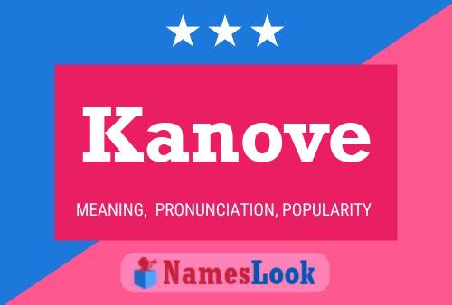 Kanove Name Poster