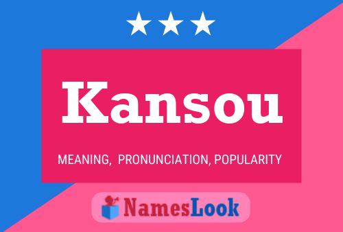 Kansou Name Poster