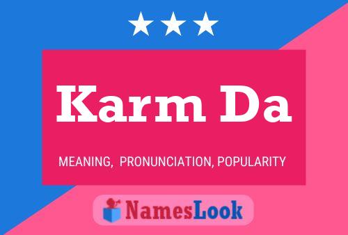 Karm Da Name Poster