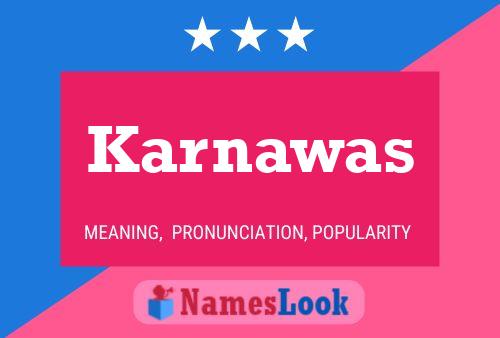 Karnawas Name Poster