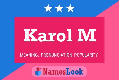 Karol M Name Poster