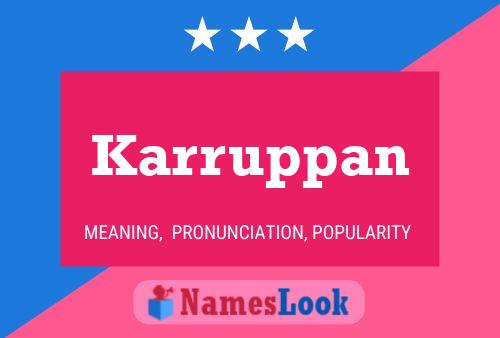 Karruppan Name Poster