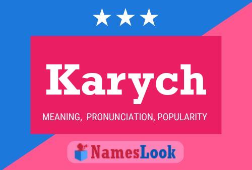 Karych Name Poster