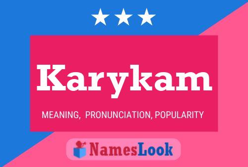 Karykam Name Poster