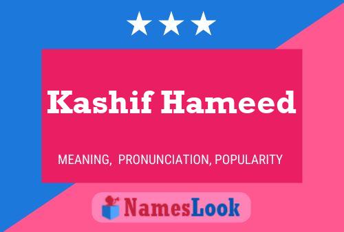 Kashif Hameed Name Poster