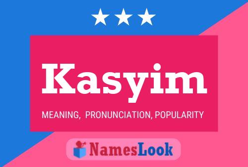 Kasyim Name Poster