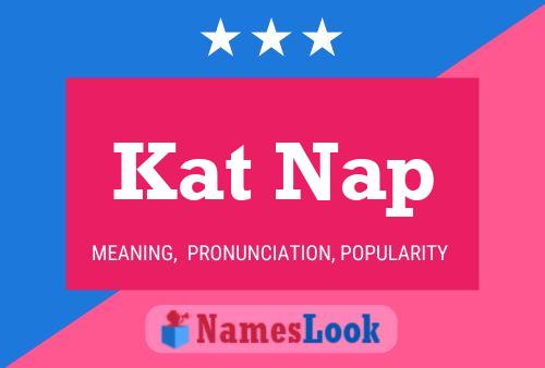 Kat Nap Name Poster