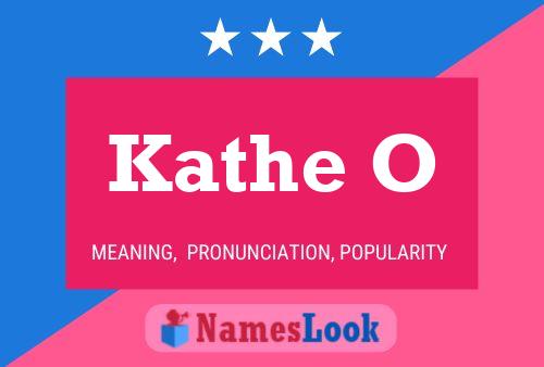 Kathe O Name Poster