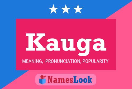 Kauga Name Poster