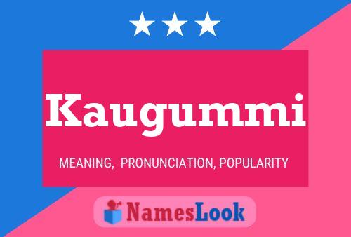 Kaugummi Name Poster