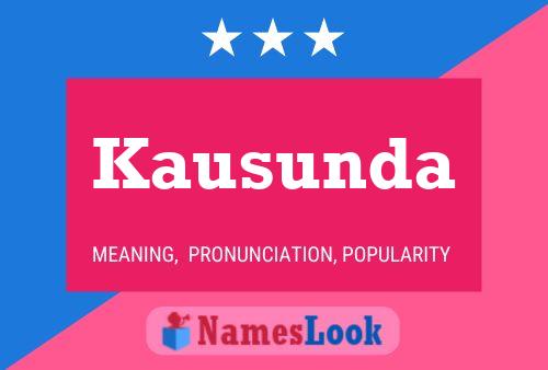 Kausunda Name Poster