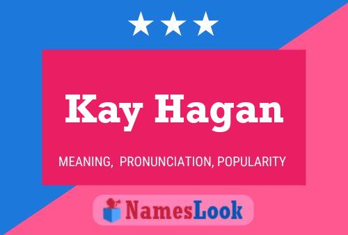 Kay Hagan Name Poster