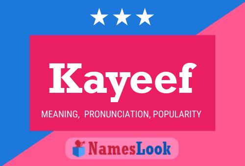 Kayeef Name Poster