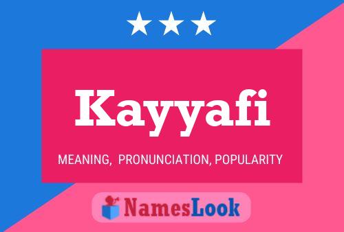 Kayyafi Name Poster