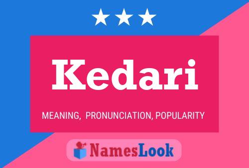 Kedari Name Poster