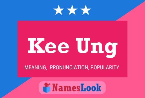 Kee Ung Name Poster