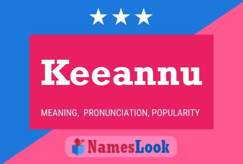 Keeannu Name Poster