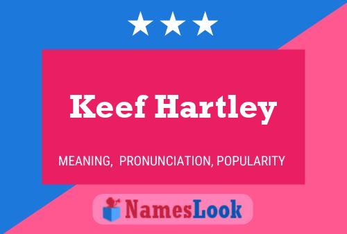 Keef Hartley Name Poster