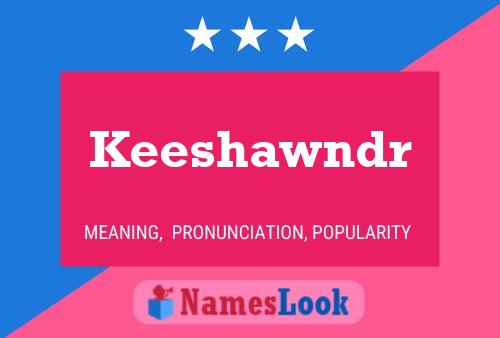 Keeshawndr Name Poster