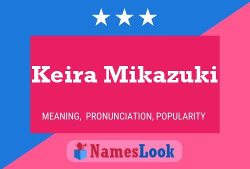 Keira Mikazuki Name Poster