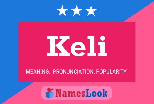 Keli Name Poster