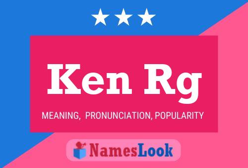 Ken Rg Name Poster