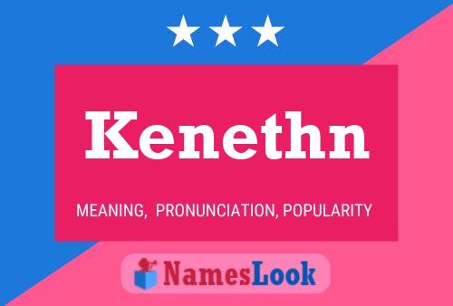 Kenethn Name Poster