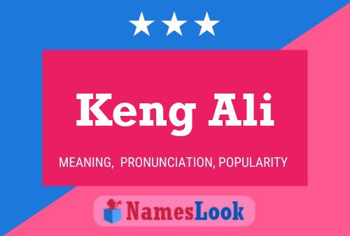 Keng Ali Name Poster