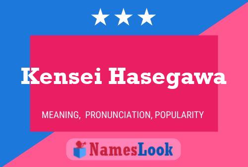 Kensei Hasegawa Name Poster