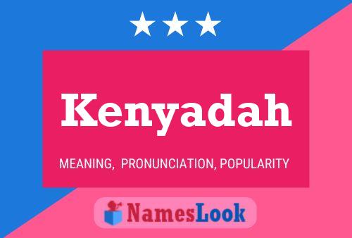 Kenyadah Name Poster