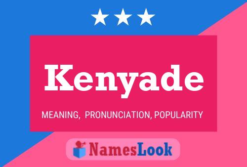 Kenyade Name Poster