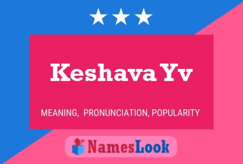 Keshava Yv Name Poster