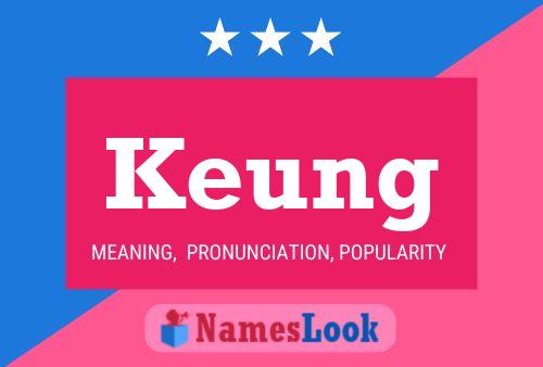 Keung Name Poster