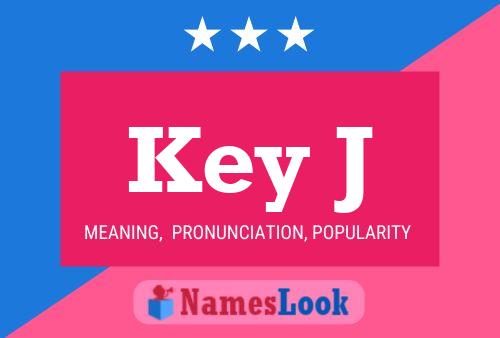 Key J Name Poster