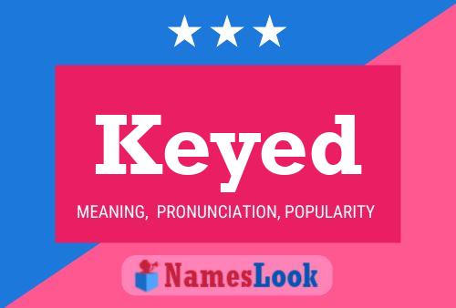 Keyed Name Poster