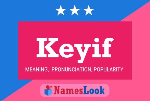 Keyif Name Poster