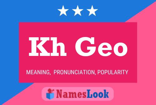 Kh Geo Name Poster