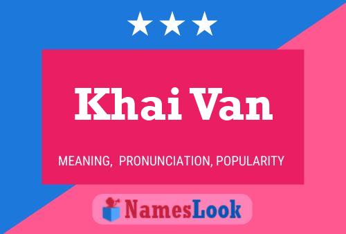 Khai Van Name Poster