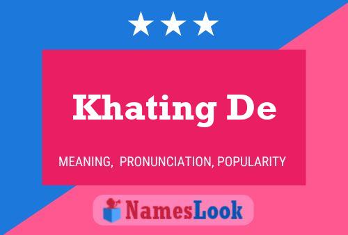 Khating De Name Poster