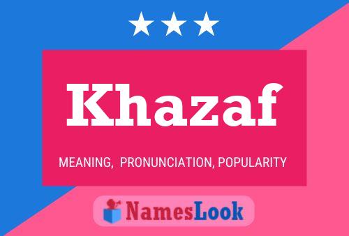 Khazaf Name Poster