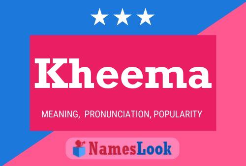 Kheema Name Poster