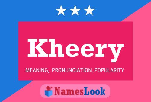 Kheery Name Poster