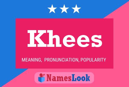 Khees Name Poster