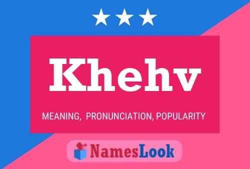 Khehv Name Poster