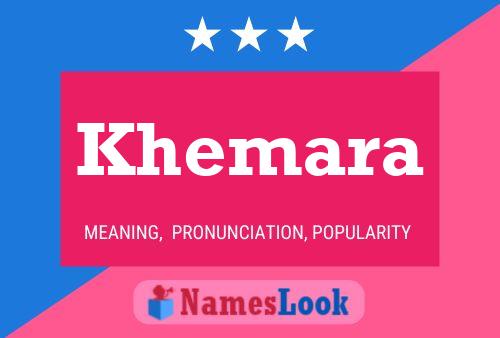 Khemara Name Poster