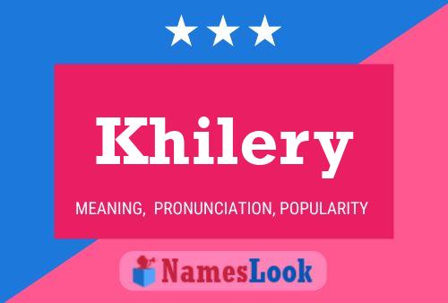 Khilery Name Poster