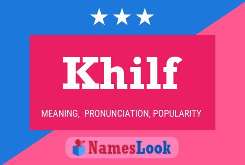 Khilf Name Poster