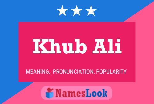 Khub Ali Name Poster