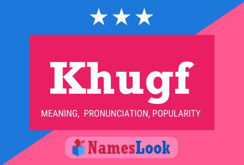 Khugf Name Poster