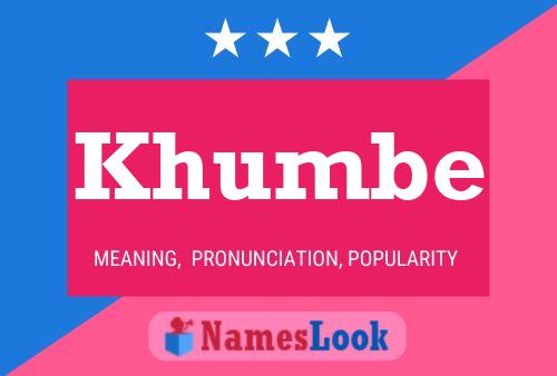 Khumbe Name Poster